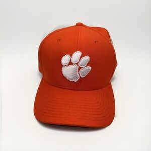 Nike Clemson Tigers Classic99 Dri-FIT Orange Fitted Hat L/XL Embroidered Paw